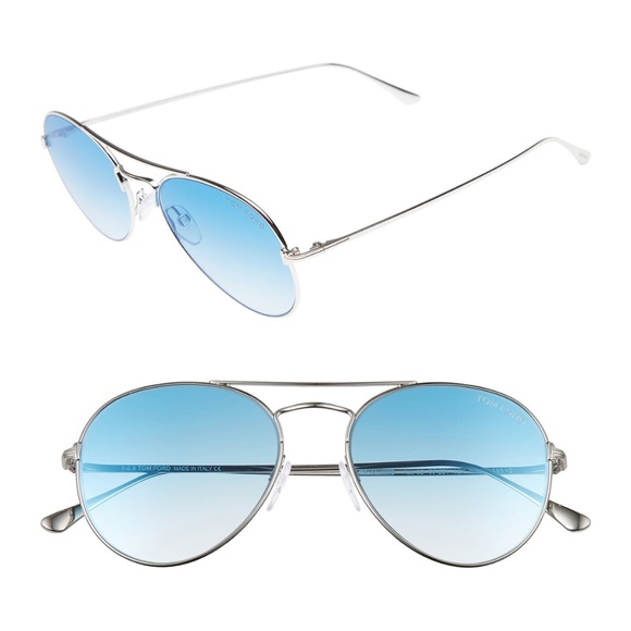 Tom Ford Other - New TOM FORD Ace Aviator Blue Sunglasses